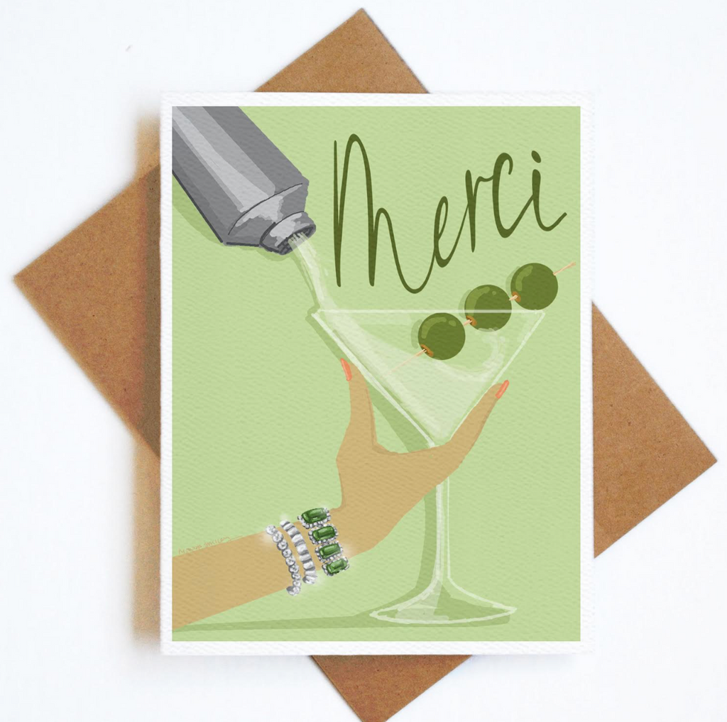 Card Merci Martini