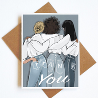 Card Thank You Jeans