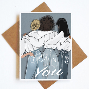 Card Thank You Jeans