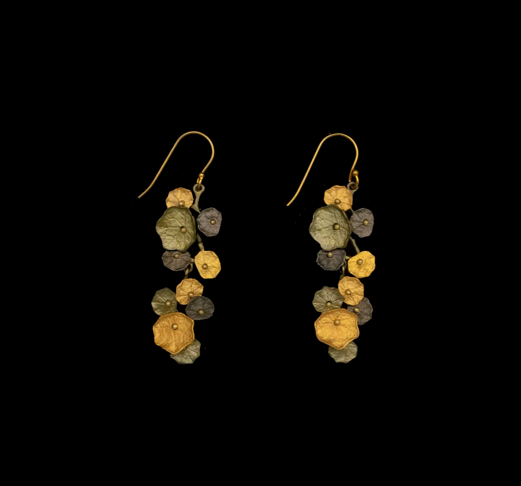 Michael Michaud Nasturtium Long Earrings