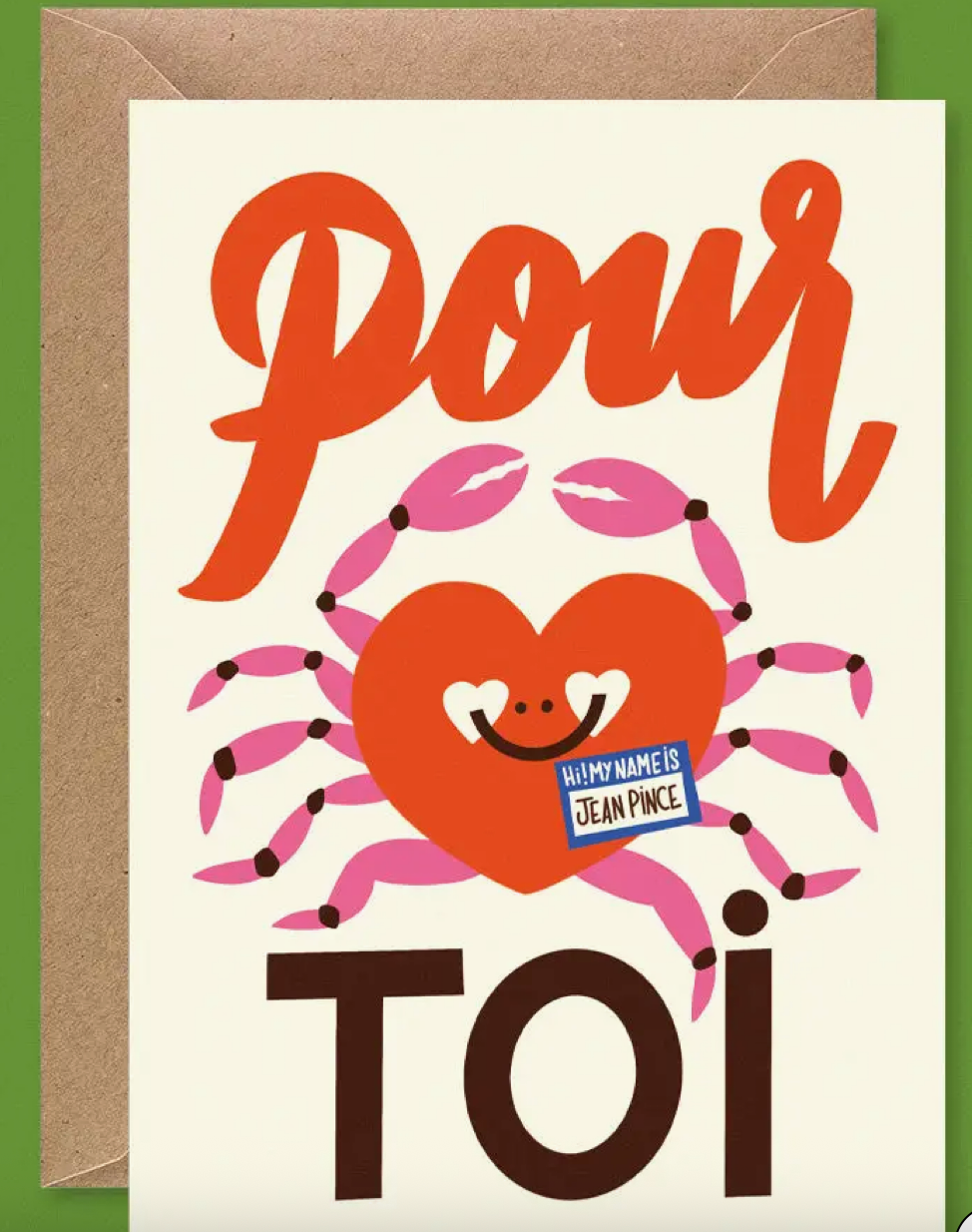 Jean Pince For You Card