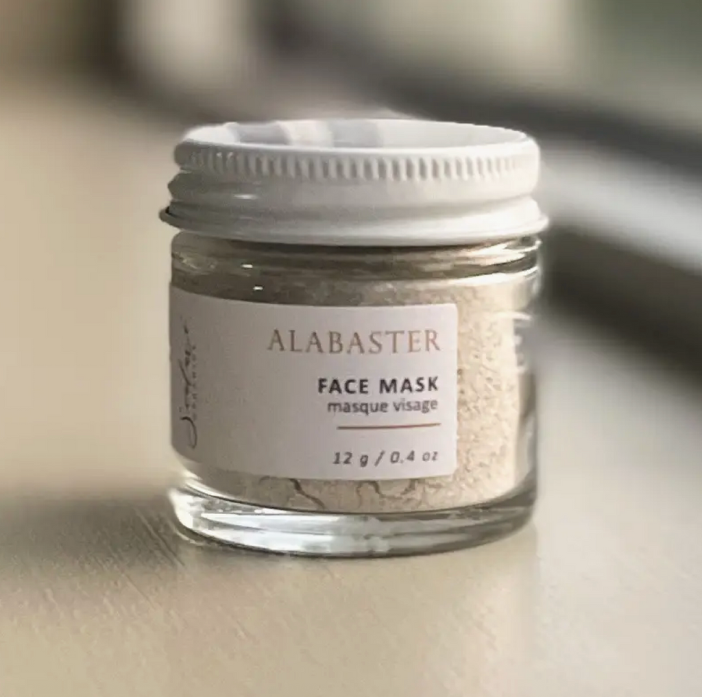 Alabaster Face Mask Jar