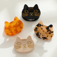 Cat Face Claw Clip