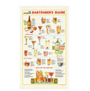 Cavallini Bartender's Guide Tea Towel