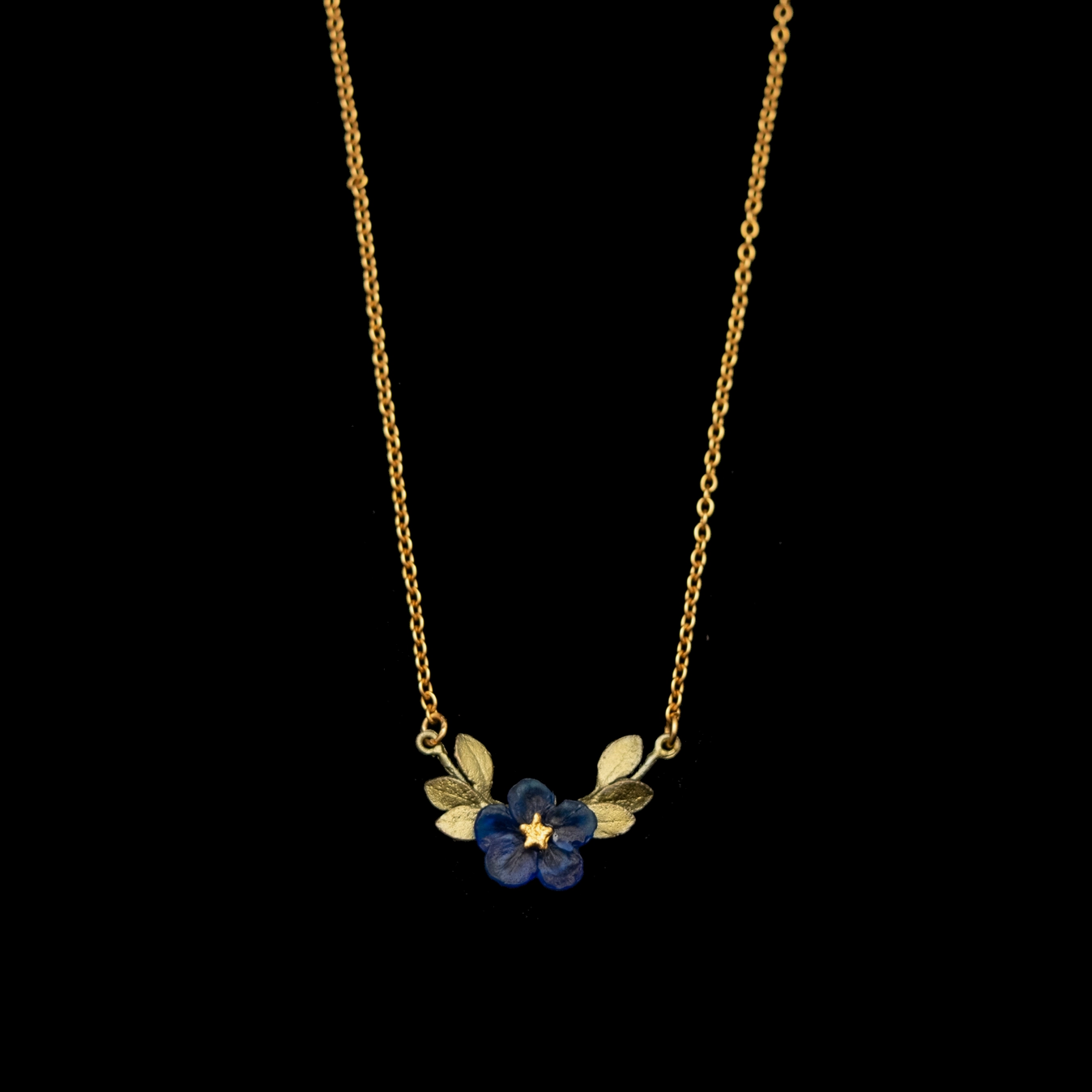 Michael Michael Blue Violet Bar Pendant