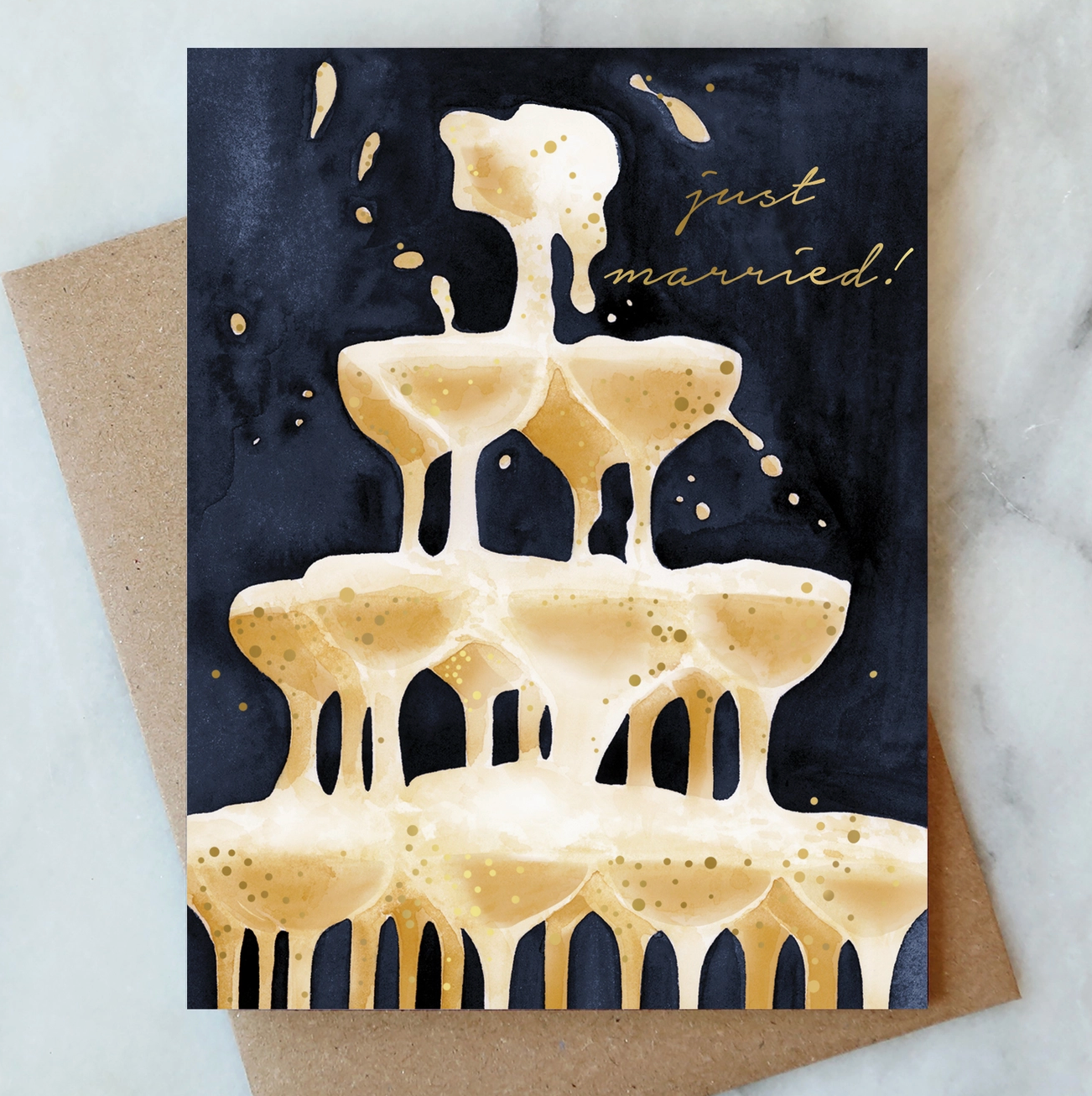 Wedding Bubbles Card