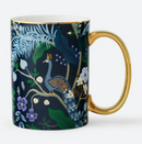 Peacock Porcelain Mug