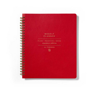Fringe Studio Weekly Planner Tomato Red