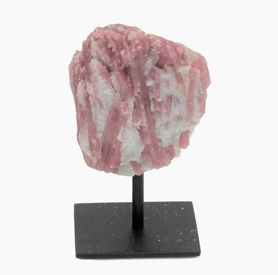 Pink Tourmaline On Stand