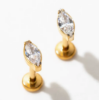 Larissa Loden Marquise Flat Back Studs