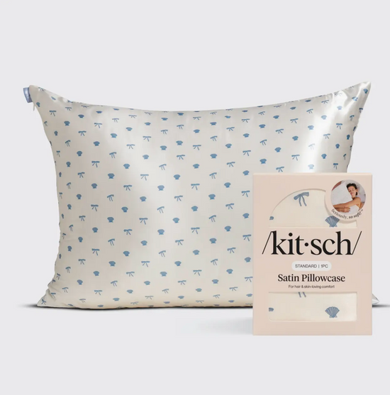 Kitsch Pillowcase Coastal Blue Print