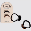 Kitsch Black & Tort Cloud Cuffs Small