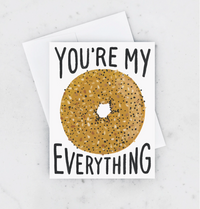 Everything Bagel Greeting Card