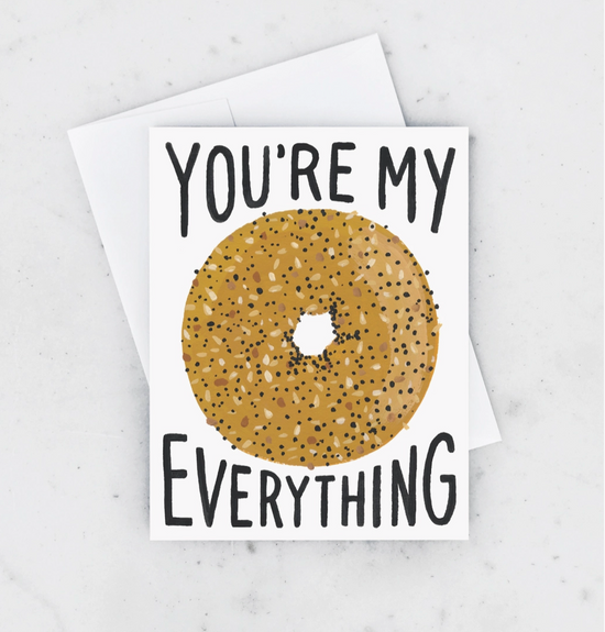 Everything Bagel Greeting Card