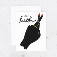 Good Luck Fingers Crossed Card
