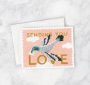 Carrier Pigeon Card