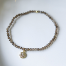 Glee Baby Bee Bracelet Smokey Quartz