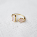 Glee Stone Sister Ring Rose Quartz