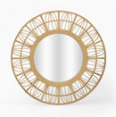 Ornate Wood Rod Mirror