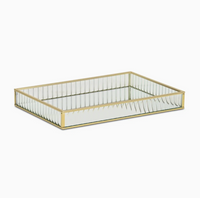 Fluted Glass Tray