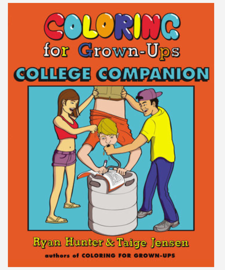 Coloring For Grownups College Companion