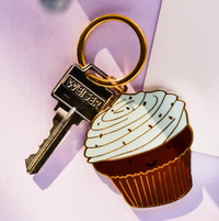 Chocolate Cupcake Keychain