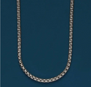 Men's 3mm Stainless Steel Round Box Chain