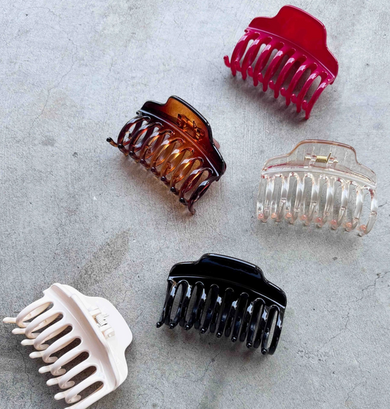 Berry Gloss Hair Claw Clip
