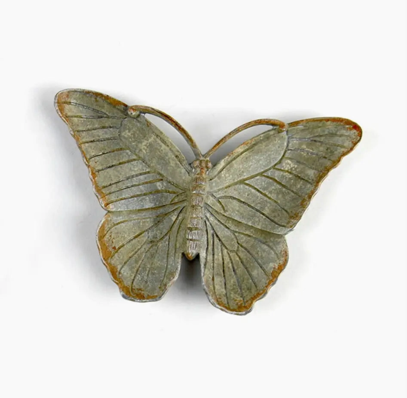 Zinc Butterfly Dish