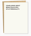 Being Cold Card