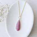 Glee Alara Necklace Pink Rhodonite