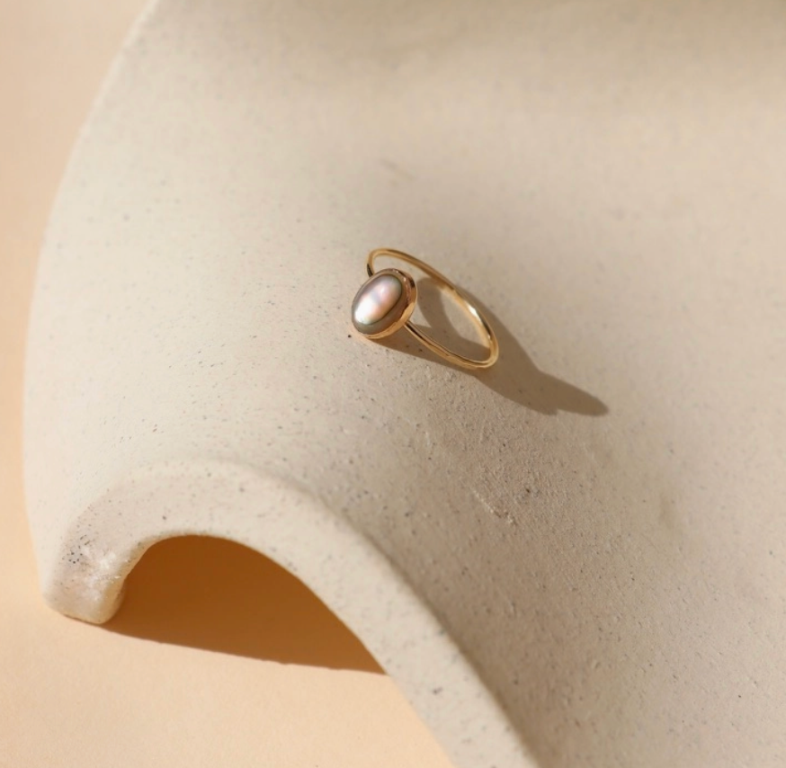Token Abalone Ring