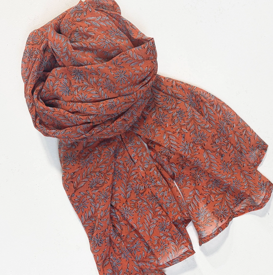 Tropic Coral Scarf