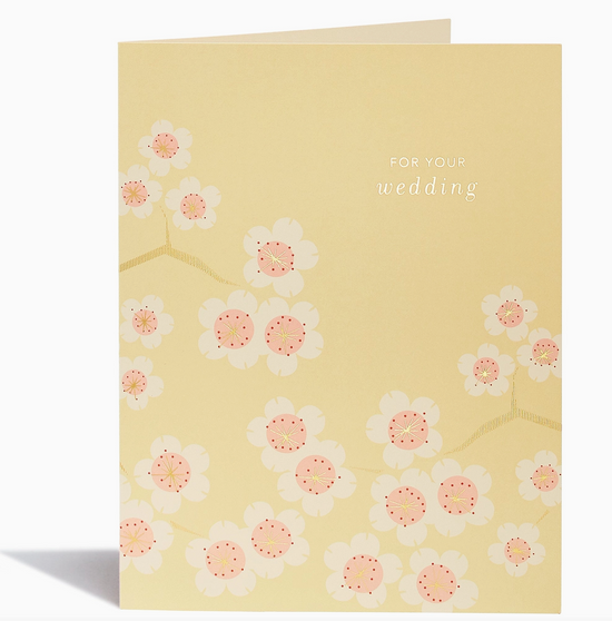 Wedding Cherry Blossom Card