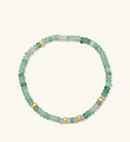Leah Alexandra Emerald Jade Gemstone Bracelet