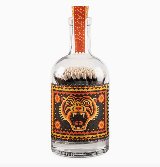 La bouteille en verre match Rugissement !