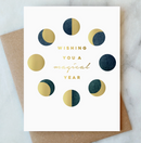 Phases Of The Moon Birthday Card