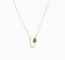 Michelle Starbuck Jade Asymmetrical Arch Necklace