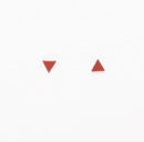 Michelle Starbuck Red Jasper Triangle Studs