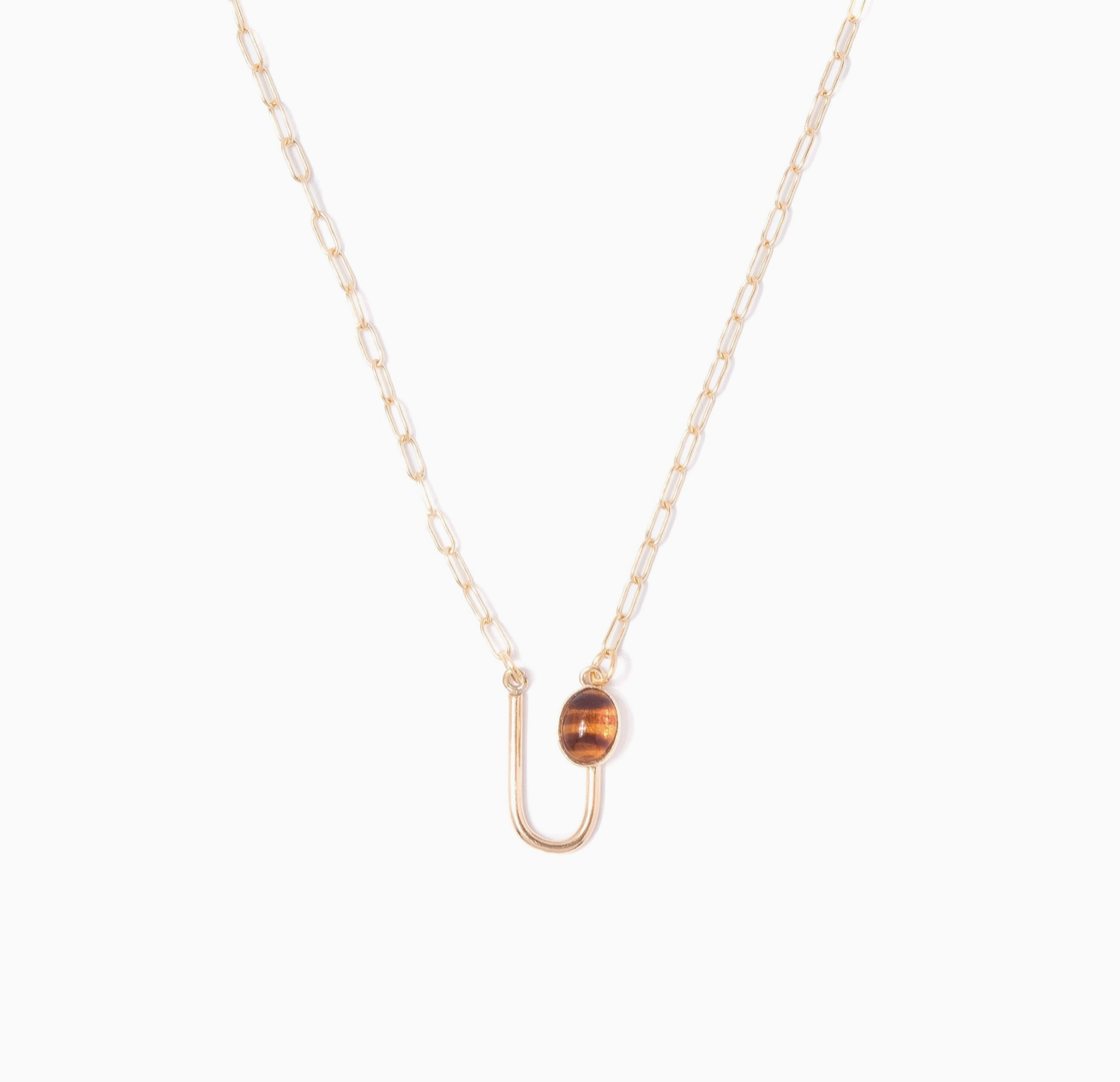 Michelle Starbuck Tortoise Asymmetrical Arch Necklace