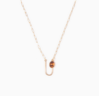 Michelle Starbuck Tortoise Asymmetrical Arch Necklace