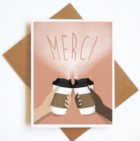 Card Merci Coffee