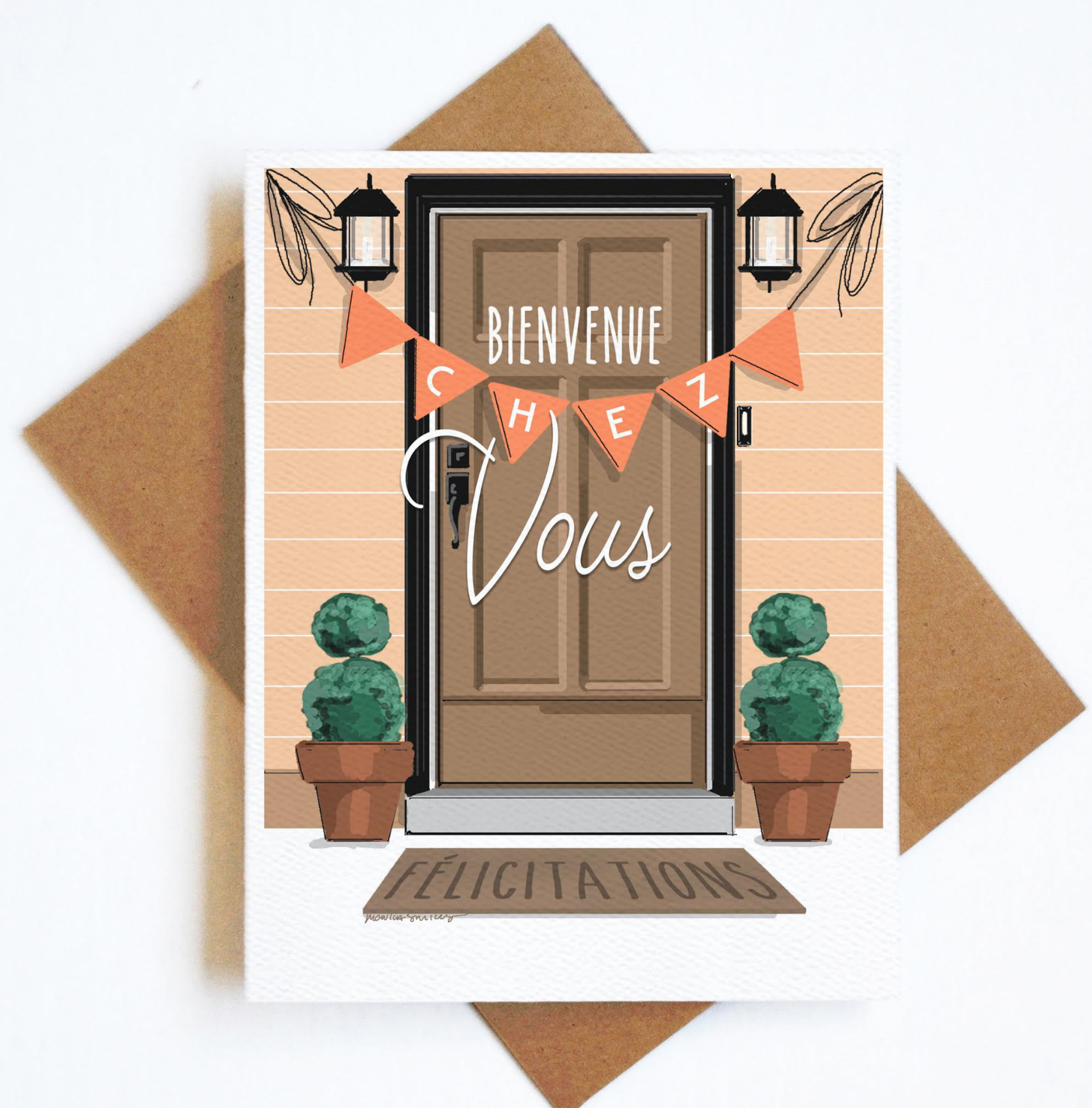 Card Bienvenue Chez Vous