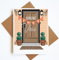 Card Bienvenue Chez Vous