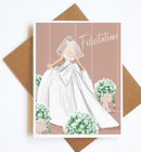 Card Felicitations Dress
