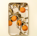 Orange Grove Enamel Tray