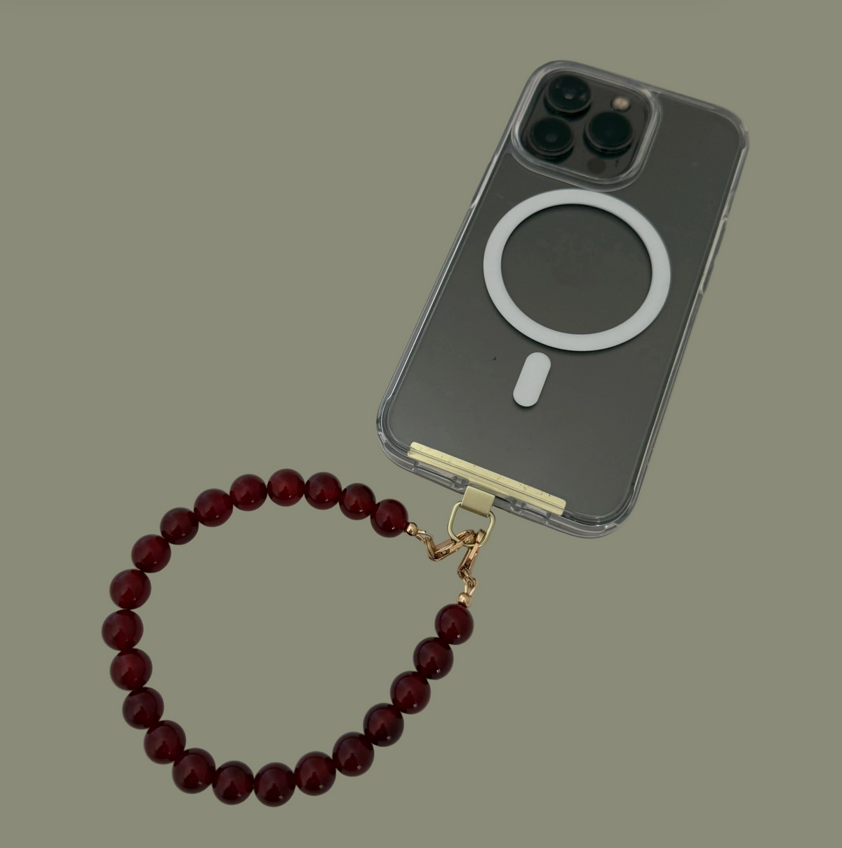 Carnelian Phone Chain