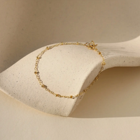 Token Beaded Bracelet