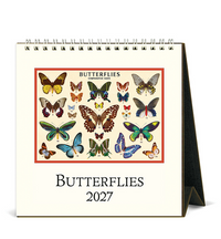 Cavallini Desk Calendar Butterflies