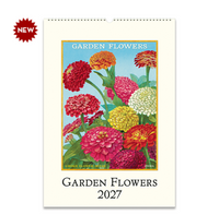 Cavallini Wall Calendar Garden Flowers